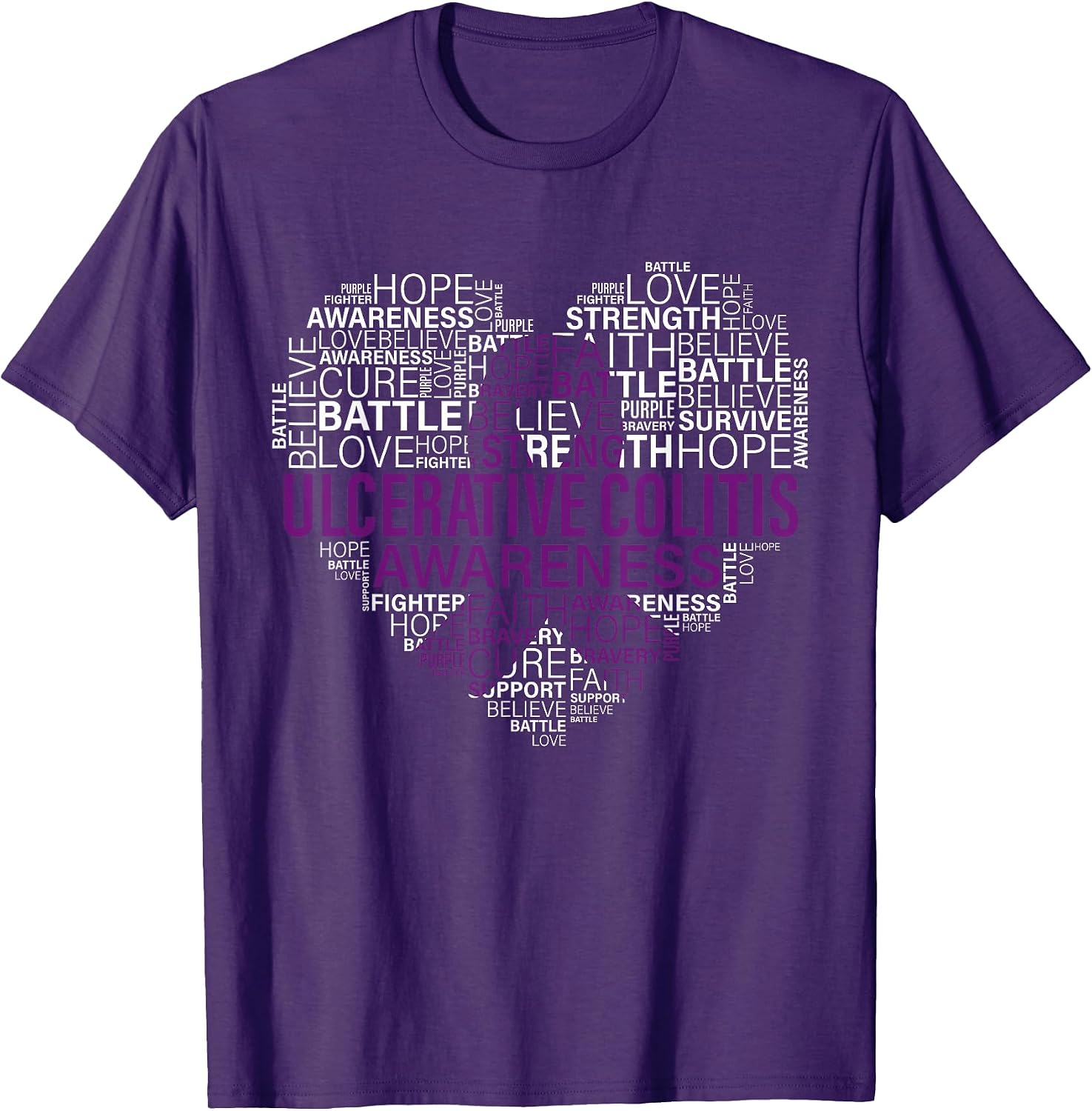 Ulcerative Colitis Purple Ribbon Gifts Ideas