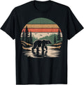 Wilderness Camping Hiking Retro Wildlife Nature