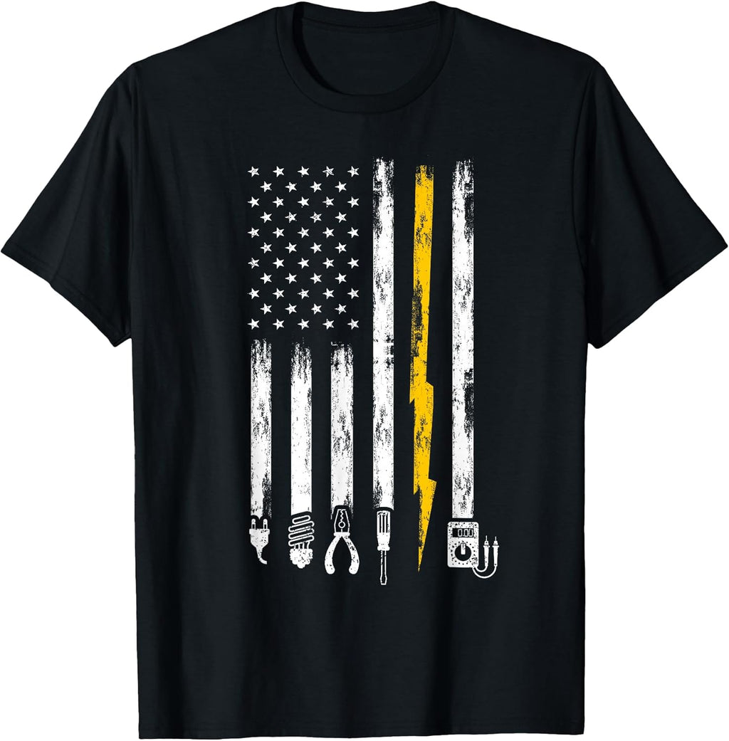 Unique US Electrician Sayings Design