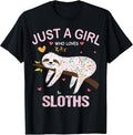 Just a Girl Who Loves Sloths Tee