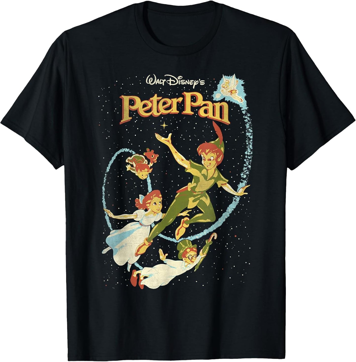 Peter Pan Darling Flight Vintage Graphic T-Shirt T-Shirt Small