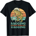 Sagging But Still Gagging Frog Funny Inappropriate Women T-Shirt