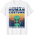 Funny Alien Gifts Space Galaxy UFO Tees Merch