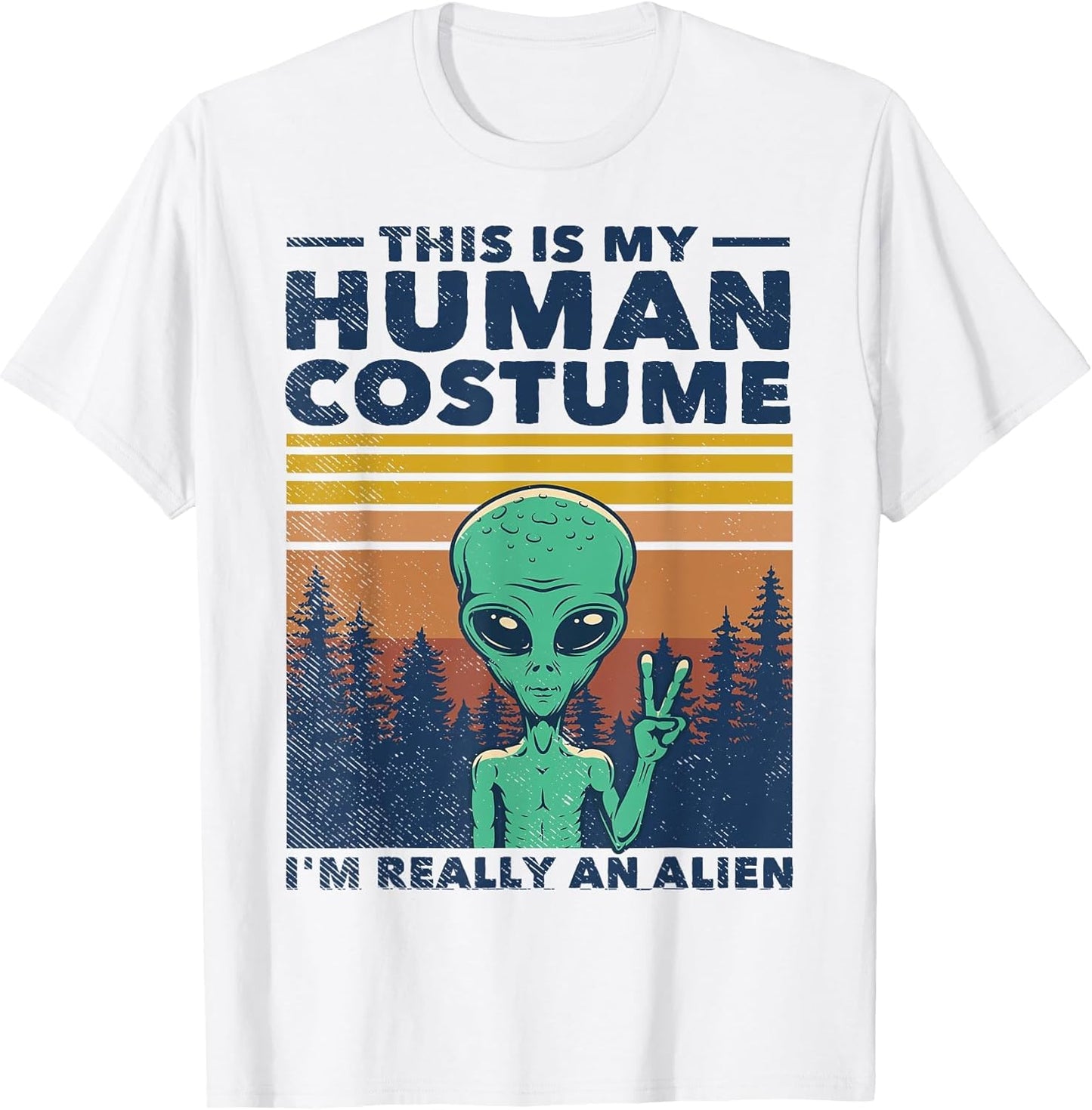 Funny Alien Gifts Space Galaxy UFO Tees Merch