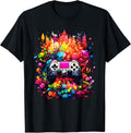 Cool Colorful Video Game Controller Funny Gaming