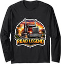 Road Legend Semi Truck Driver Trucker Merch