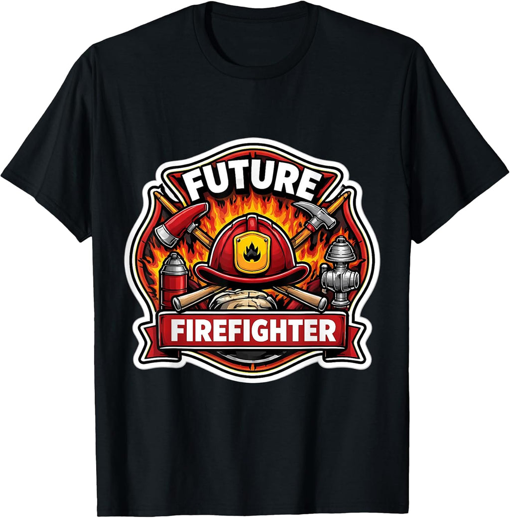 Future Firefighter Fireman Boys Kids Child Merch