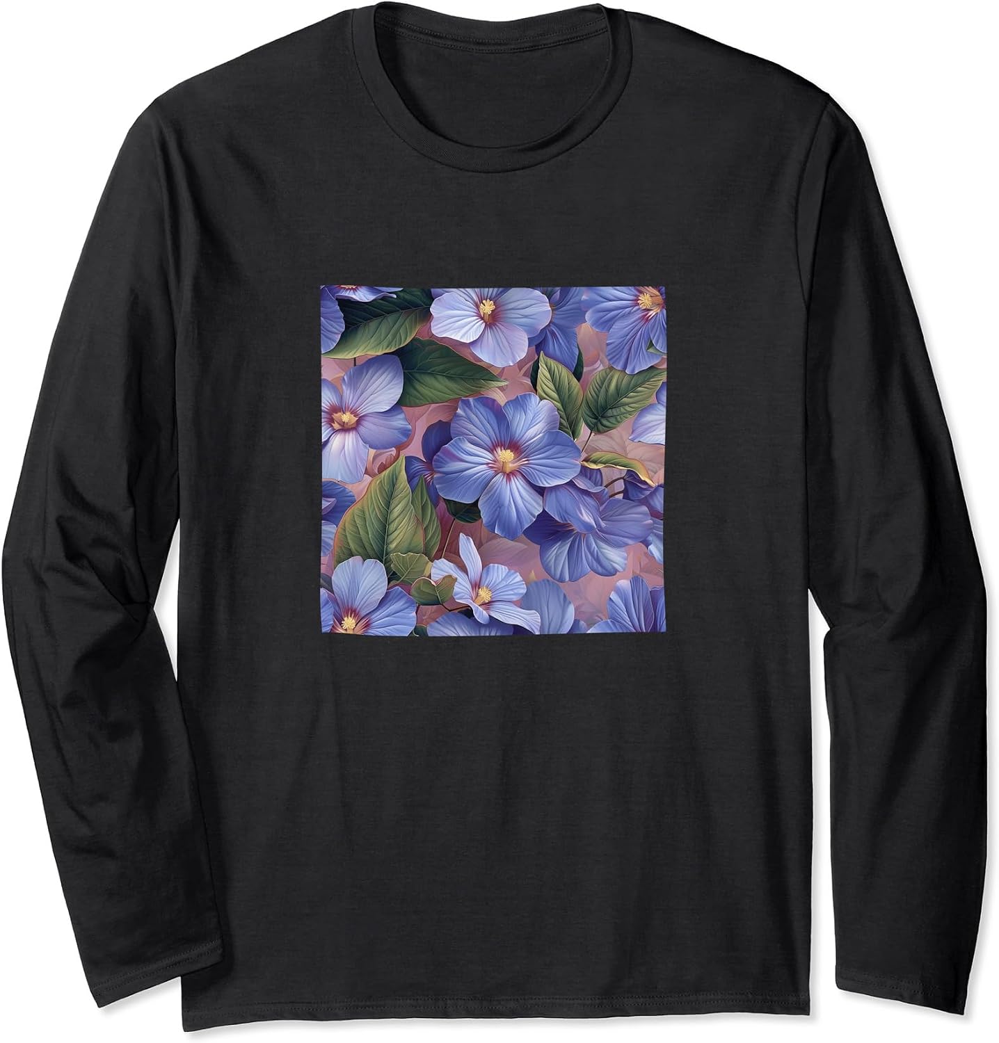 Angelonia Flower Pattern Merch