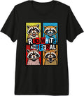 Retro Pop Art Patriotic Trash Panda