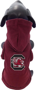 NCAA South Carolina Gamecocks Cotton Lycra Hooded Dog Shirt