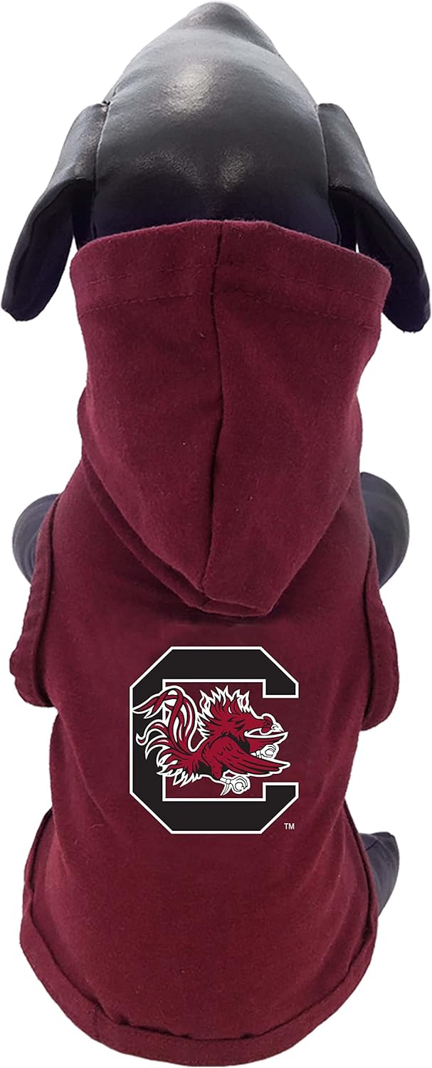 NCAA South Carolina Gamecocks Cotton Lycra Hooded Dog Shirt