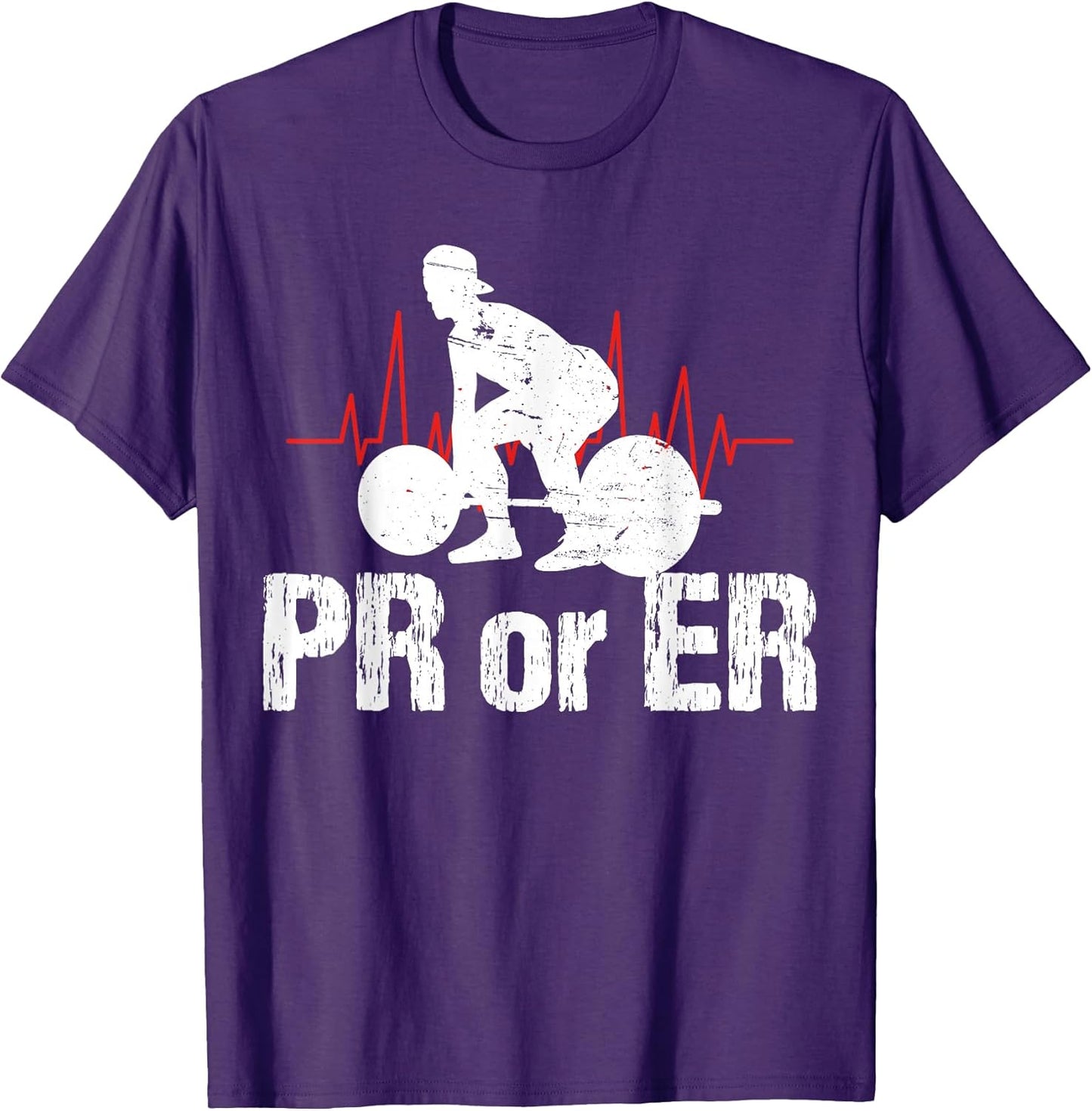 Funny PR Or ER Fitness Gym Workout Tee