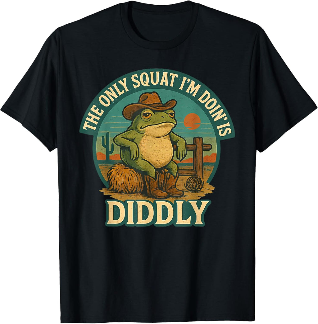 Western Desert Frog Lazy Humor Fitness Parody Co.