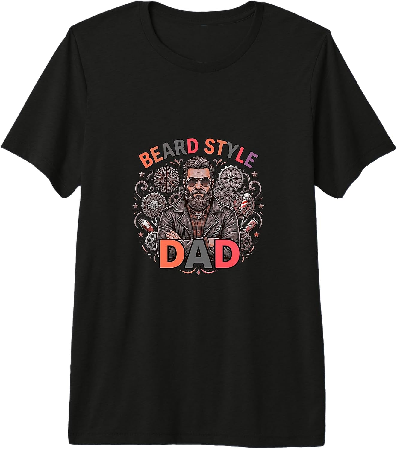 Beard Style Dad Vintage Design