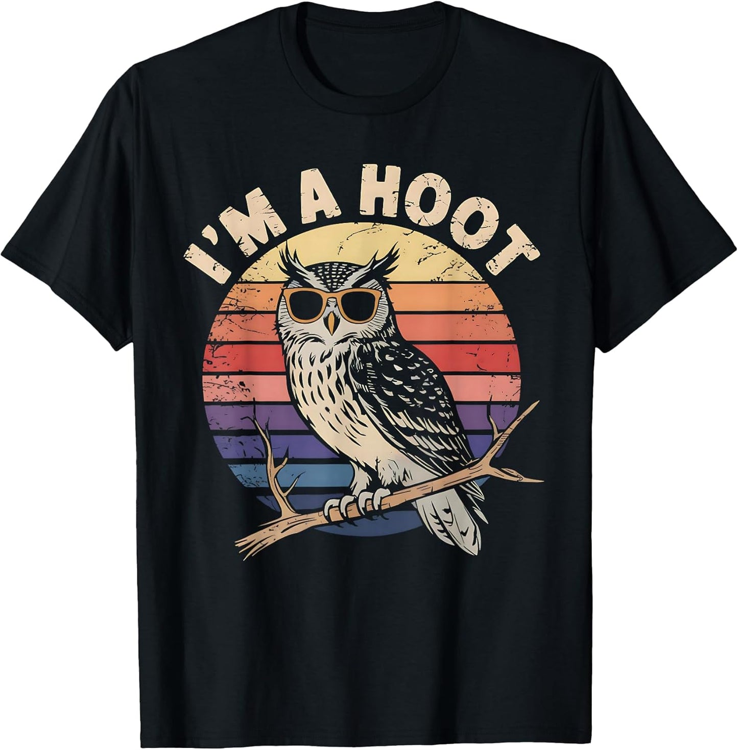 Funny I'M A Hoot Owl Retro Vintage