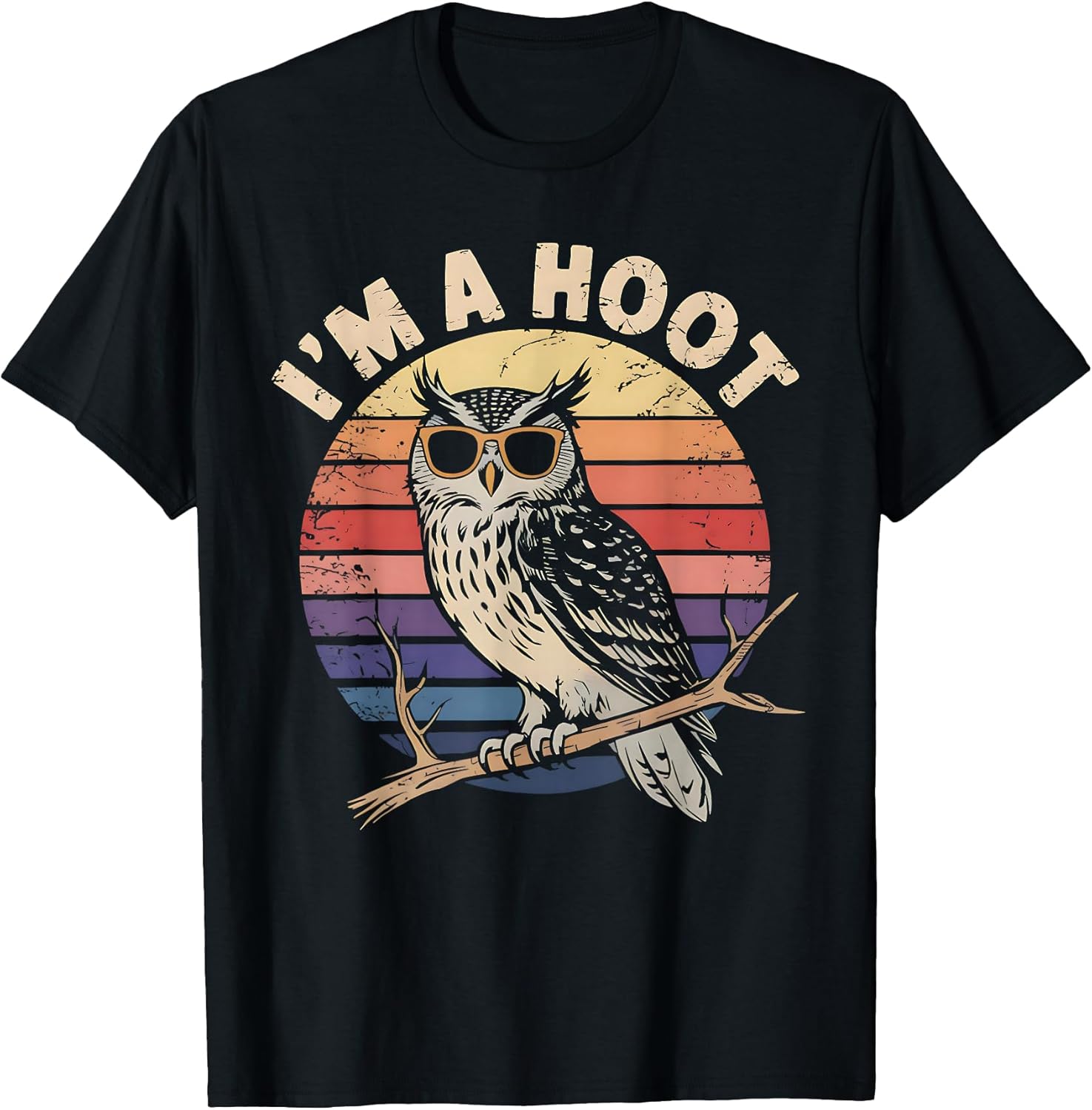 Funny I'M A Hoot Owl Retro Vintage