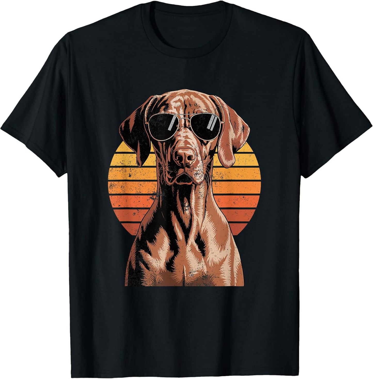 Cool Retro Vizsla Dog Mom Dad Vintage Pet Lovers T-Shirt