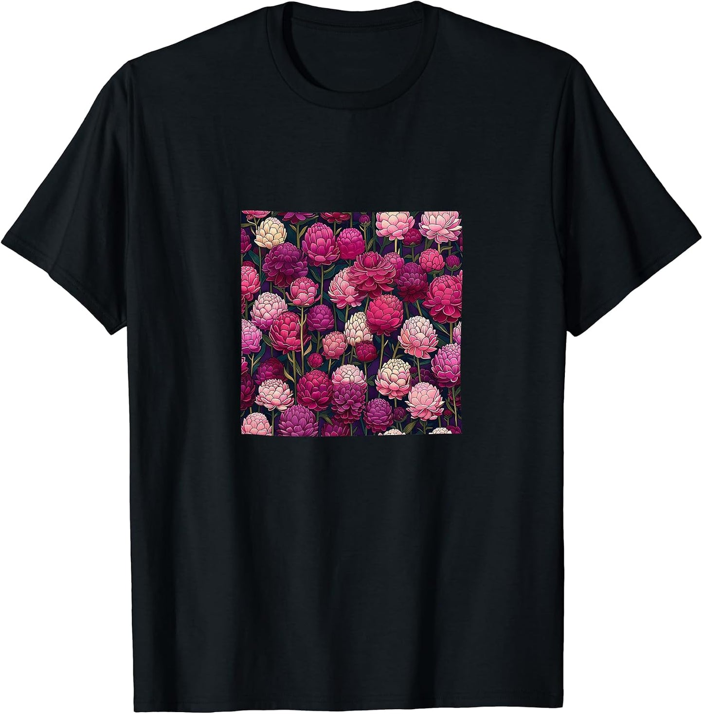 Globe Amaranth Flower Pattern Merch