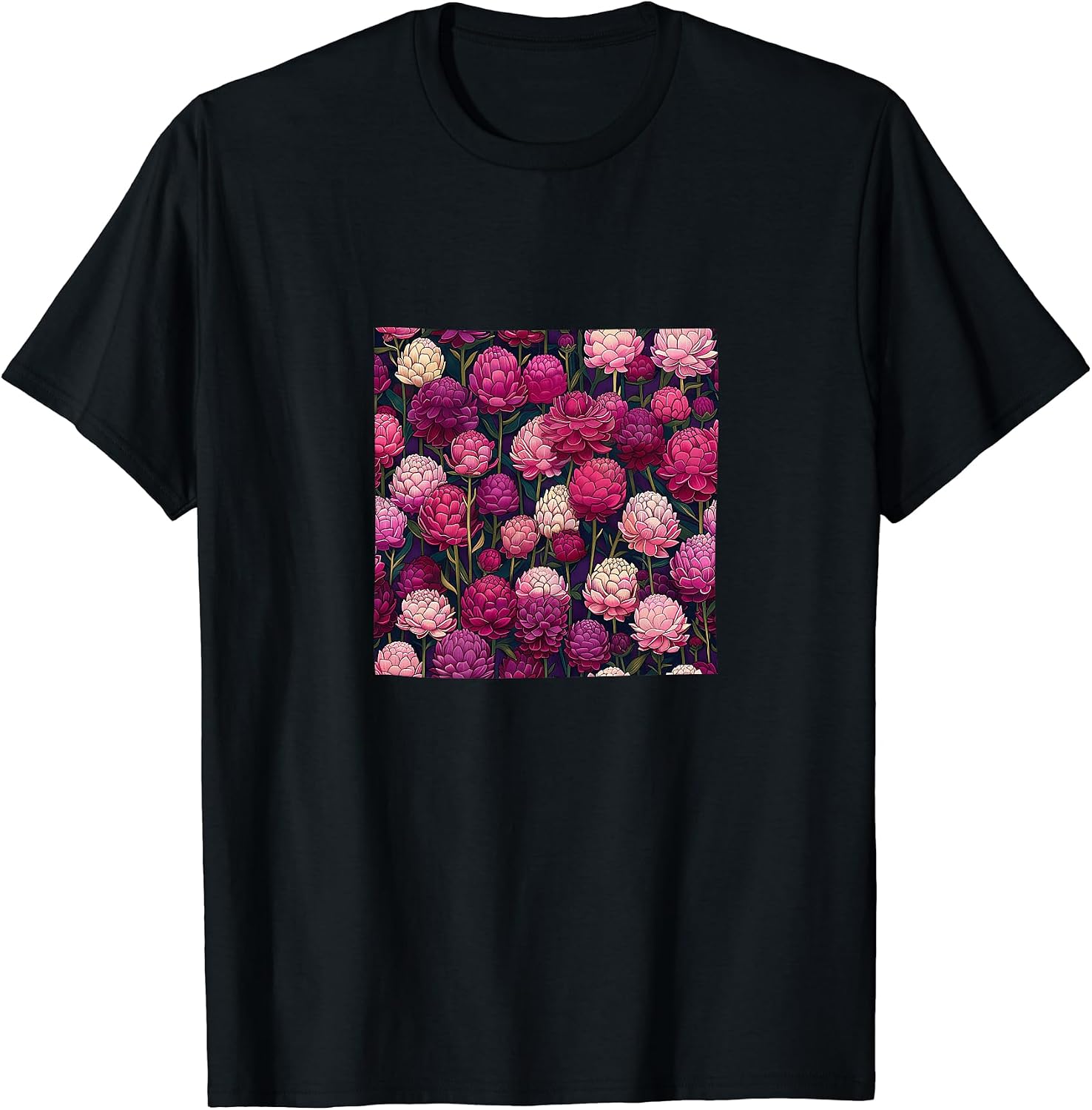 Globe Amaranth Flower Pattern Merch