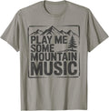 Play Me Some Mountain Music Retro Country Western T-Shirt