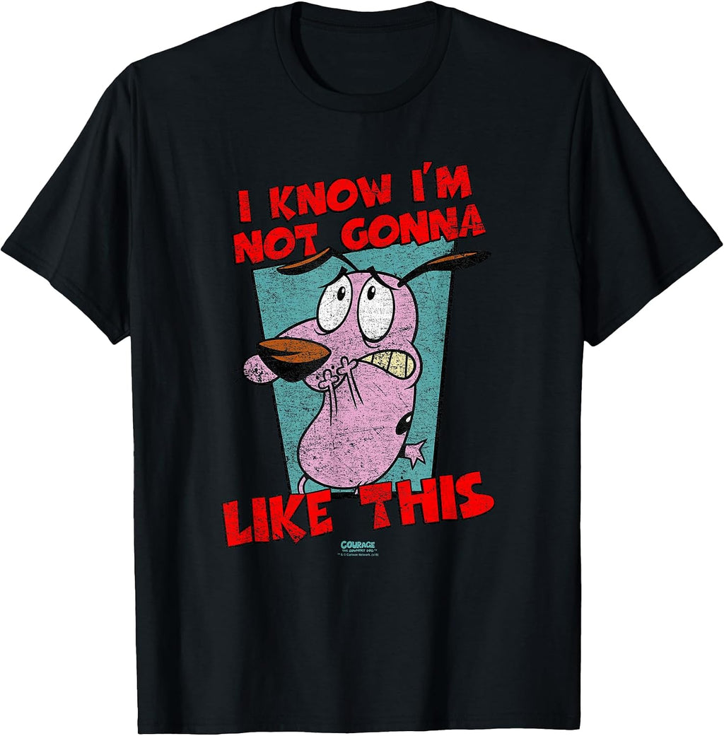 Courage The Cowardly Dog Not Gonna Like T-Shirt Small