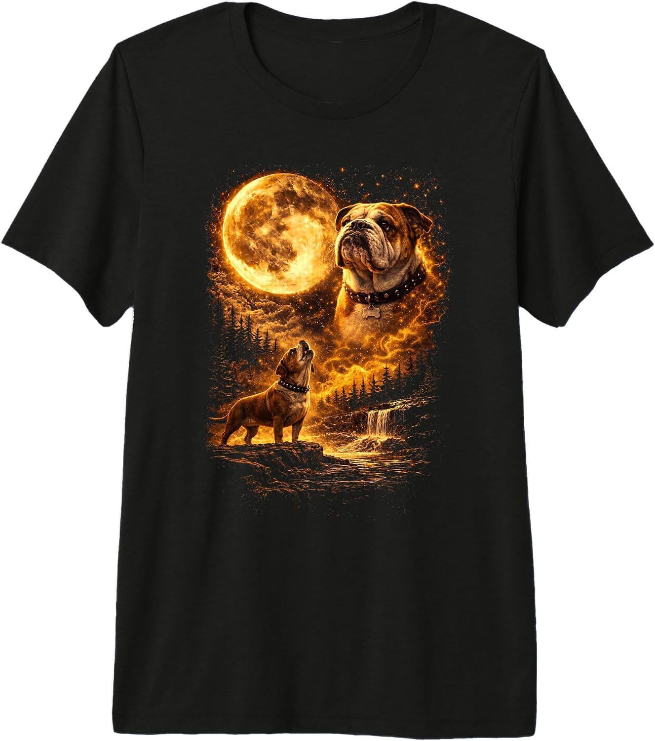 Howling Moon Dog Meme Designs by Zynx