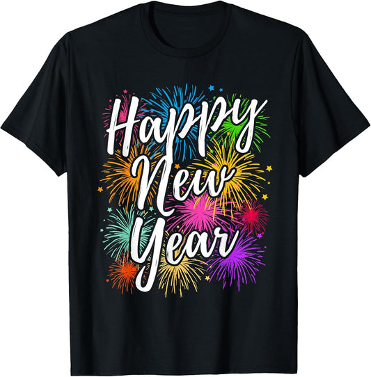 Party Outfit New Years Eve Graphic Fireworks Top
