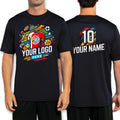 Custom Sport Performance T-Shirt, 100% Polyester, Moisture-Wicking, Personalized with Your Design, Printed in The USA