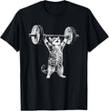 Vintage Weightlifting Cat Gym Deadlift Fitness