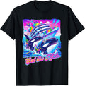 Eat the Rich Whale 90s Orca Funny Whale Yacht