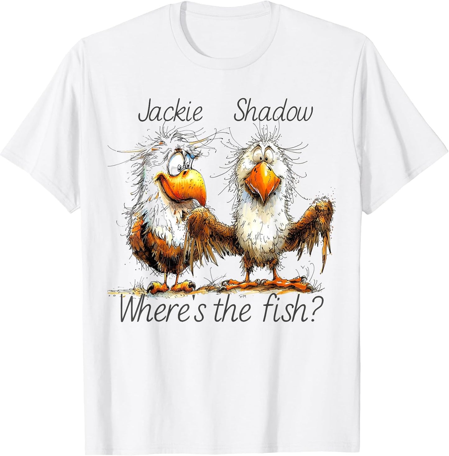 Cute Eagle Designs Shadow and Jackie Fans Merch