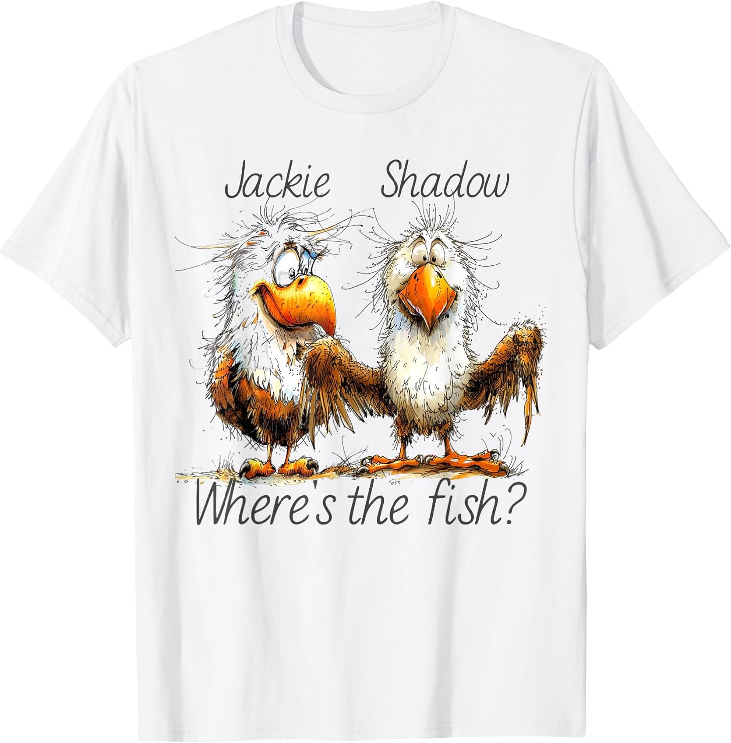 Cute Eagle Designs Shadow and Jackie Fans Merch