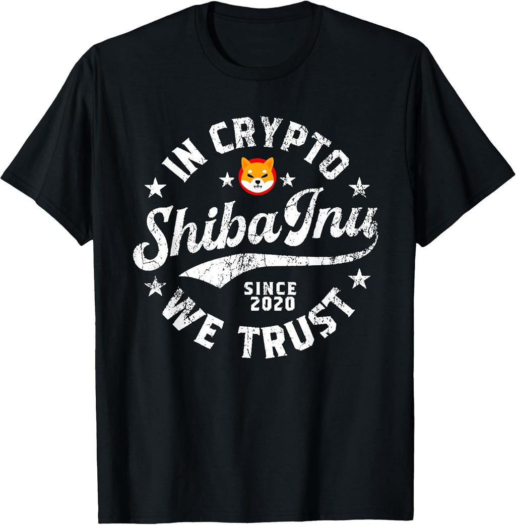 Funny Shiba Inu Coin In Crypto Tee Shirt