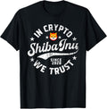 Funny Shiba Inu Coin In Crypto Tee Shirt