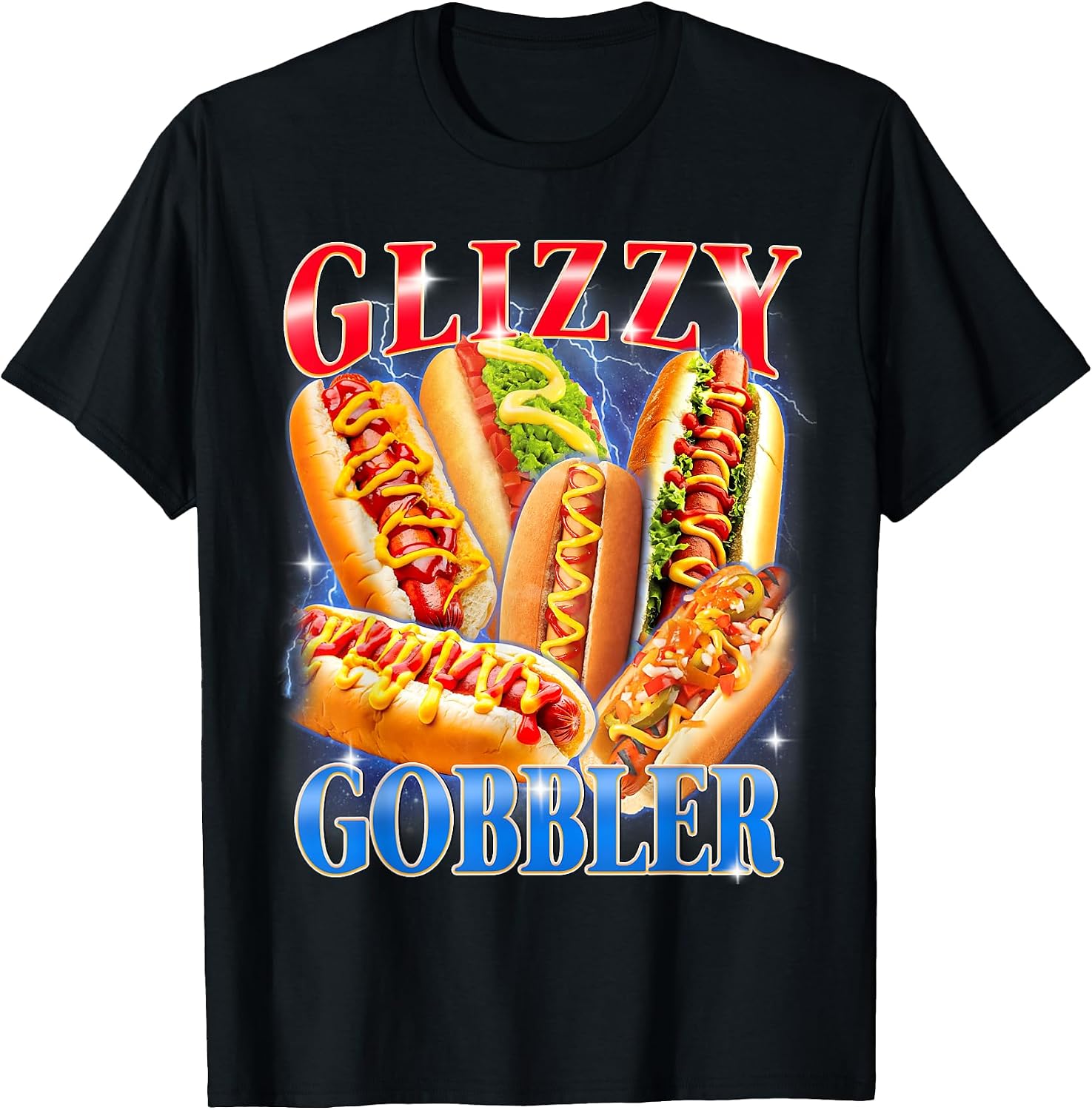 Funny Glizzy Gobbler Meme Hilarious Hot Dog Glizzy Lovers T-Shirt