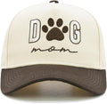 Two-Tone Dog Mom Hat, Adjustable Embroidered Dog Mama Baseball Cap, Mothers Day Birthday Gifts for Dog Lover Women