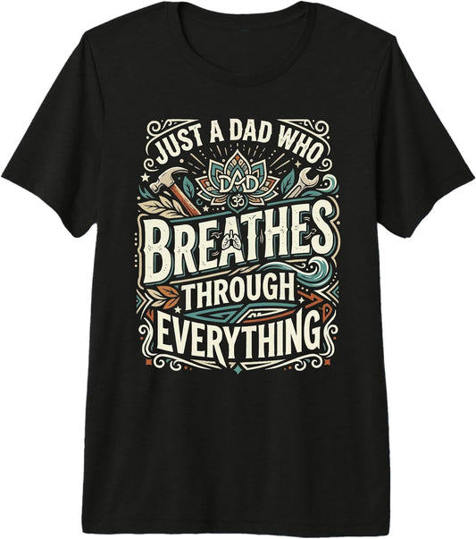Yoga Dad Meditation Fathers Day SteMi Apparel