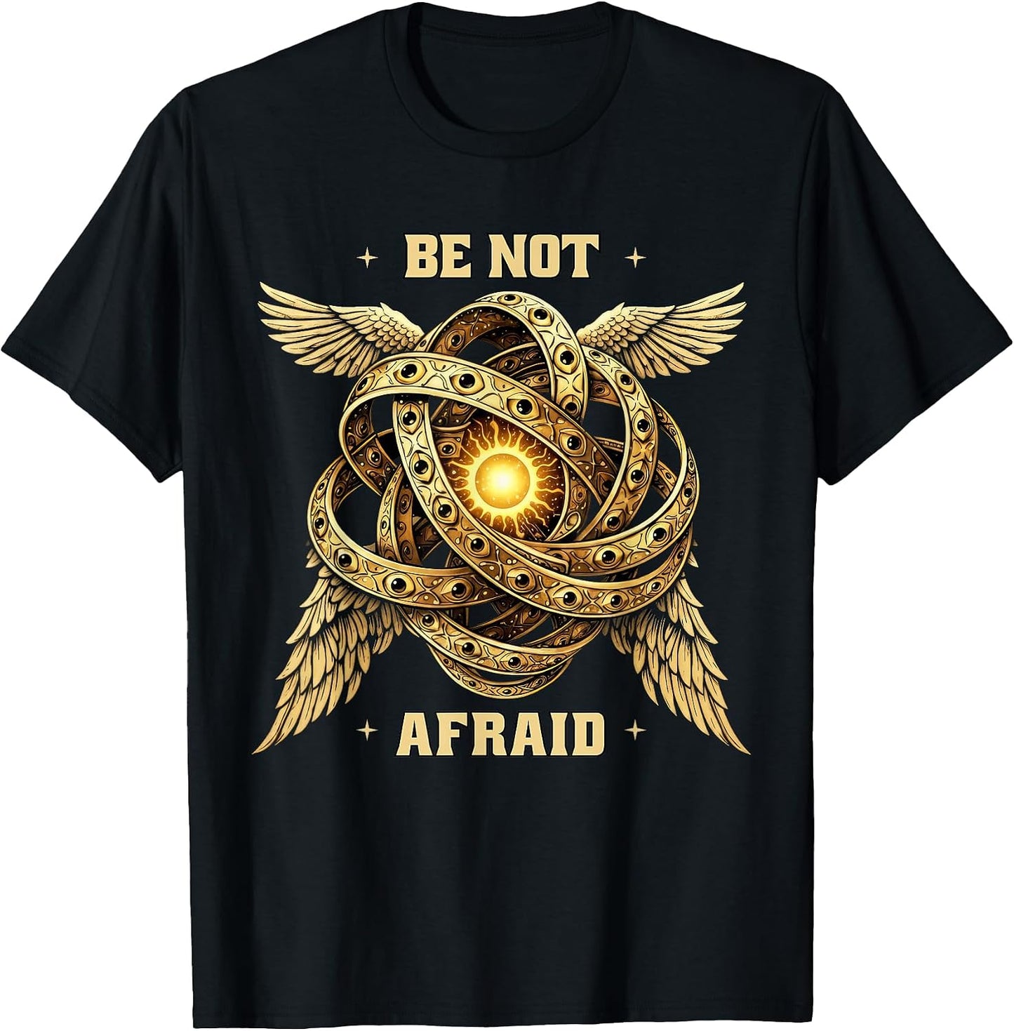 Gothic Biblical Wheel Angel Ophanim Seraphim