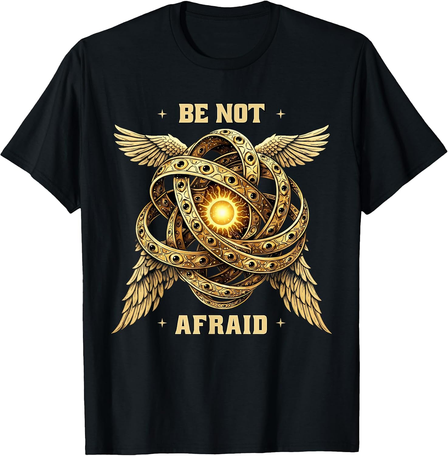 Gothic Biblical Wheel Angel Ophanim Seraphim