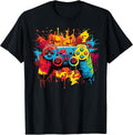 Gamer Graphic Video Game Playing Lover Gaming Geek Boys Men T-Shirt