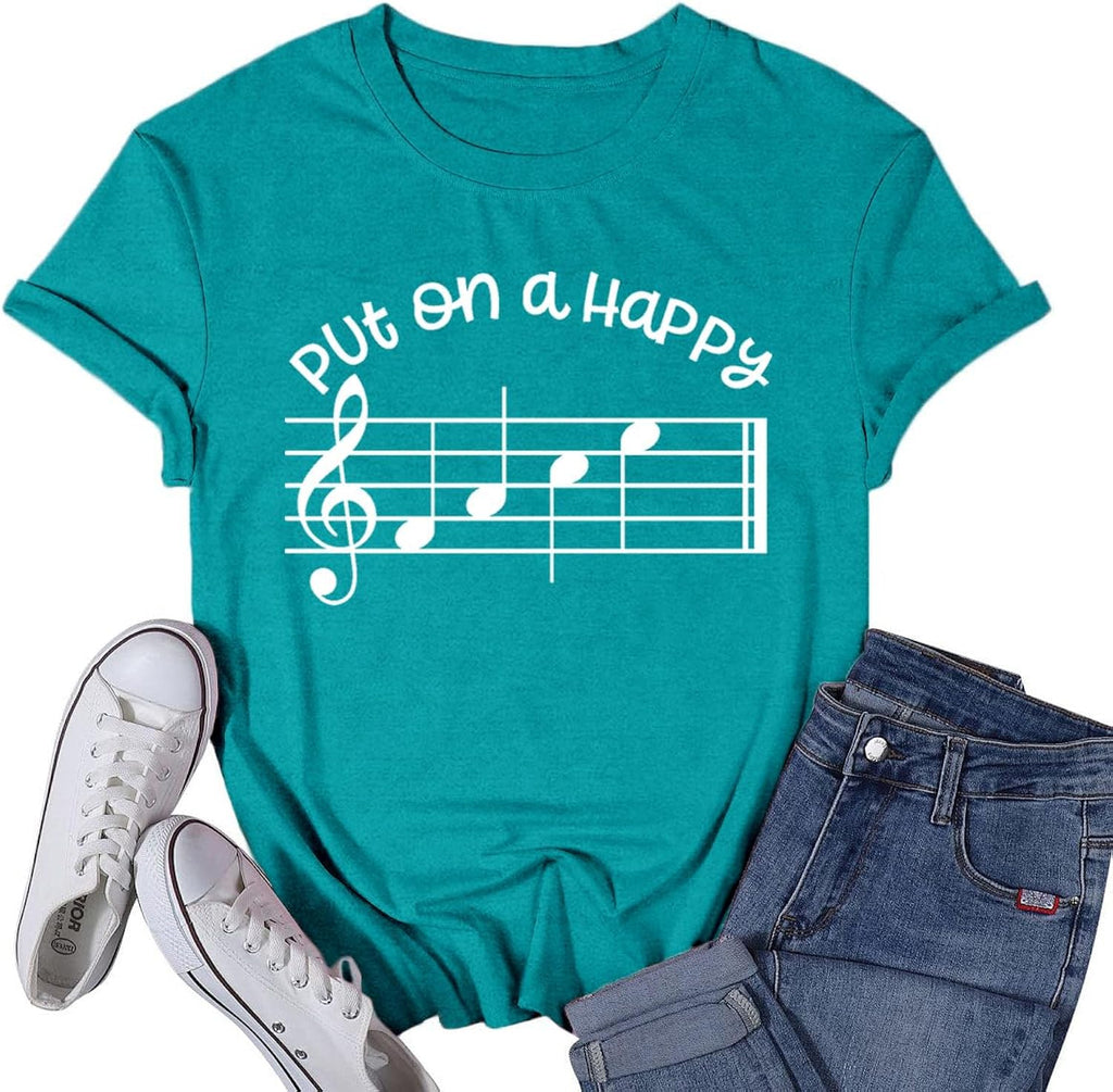 Womens Music Teacher Shirts Music Lover Tshirt Band Teacher Appreciation Tee Tops