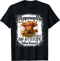 Sarcastic Humor Highland Cow Farm Cow Girls Women