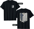 Scout Regiment Emblem Front Back T-Shirt