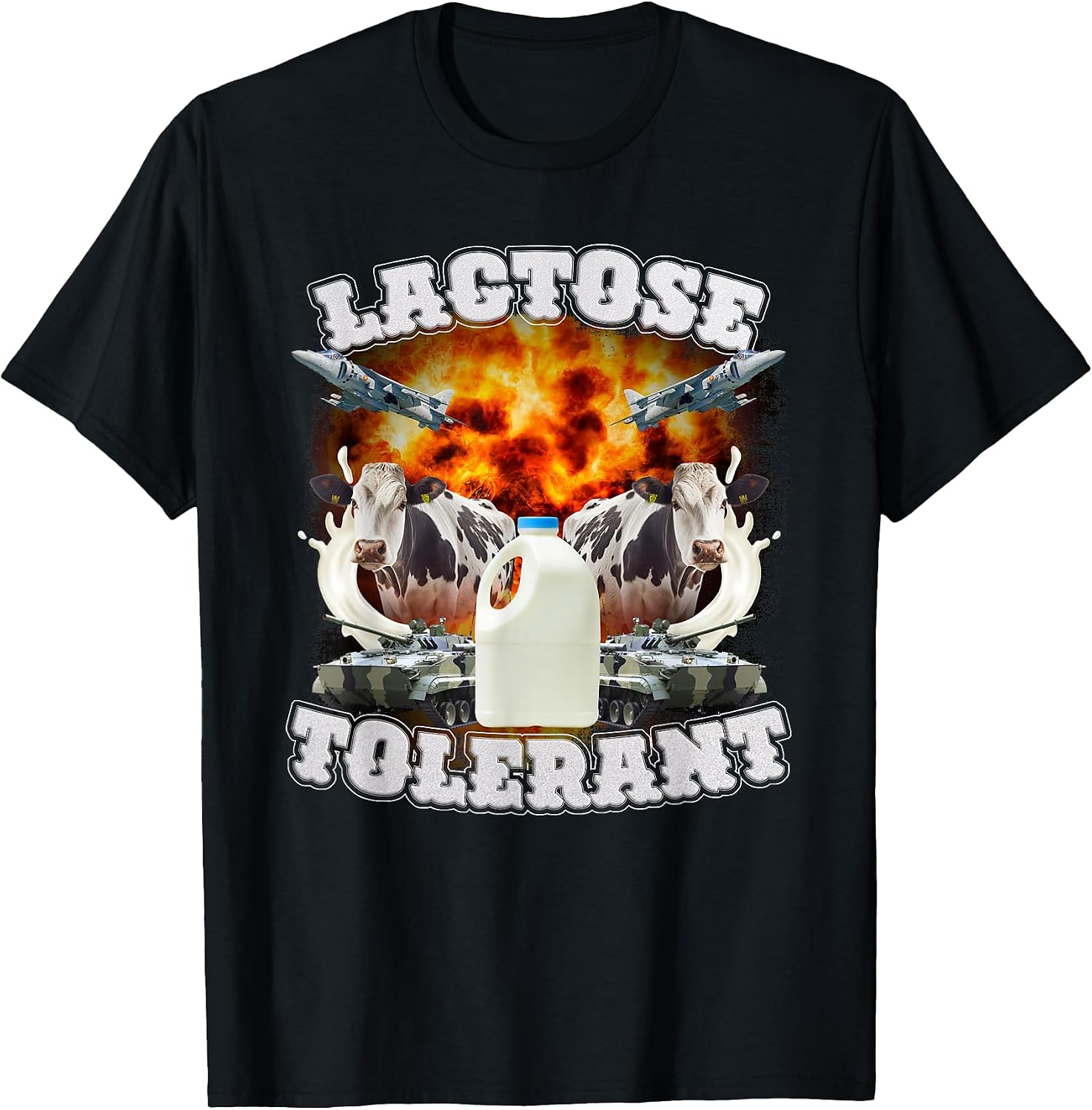 Funny Lactose Retro Pro-Dairy Apparel