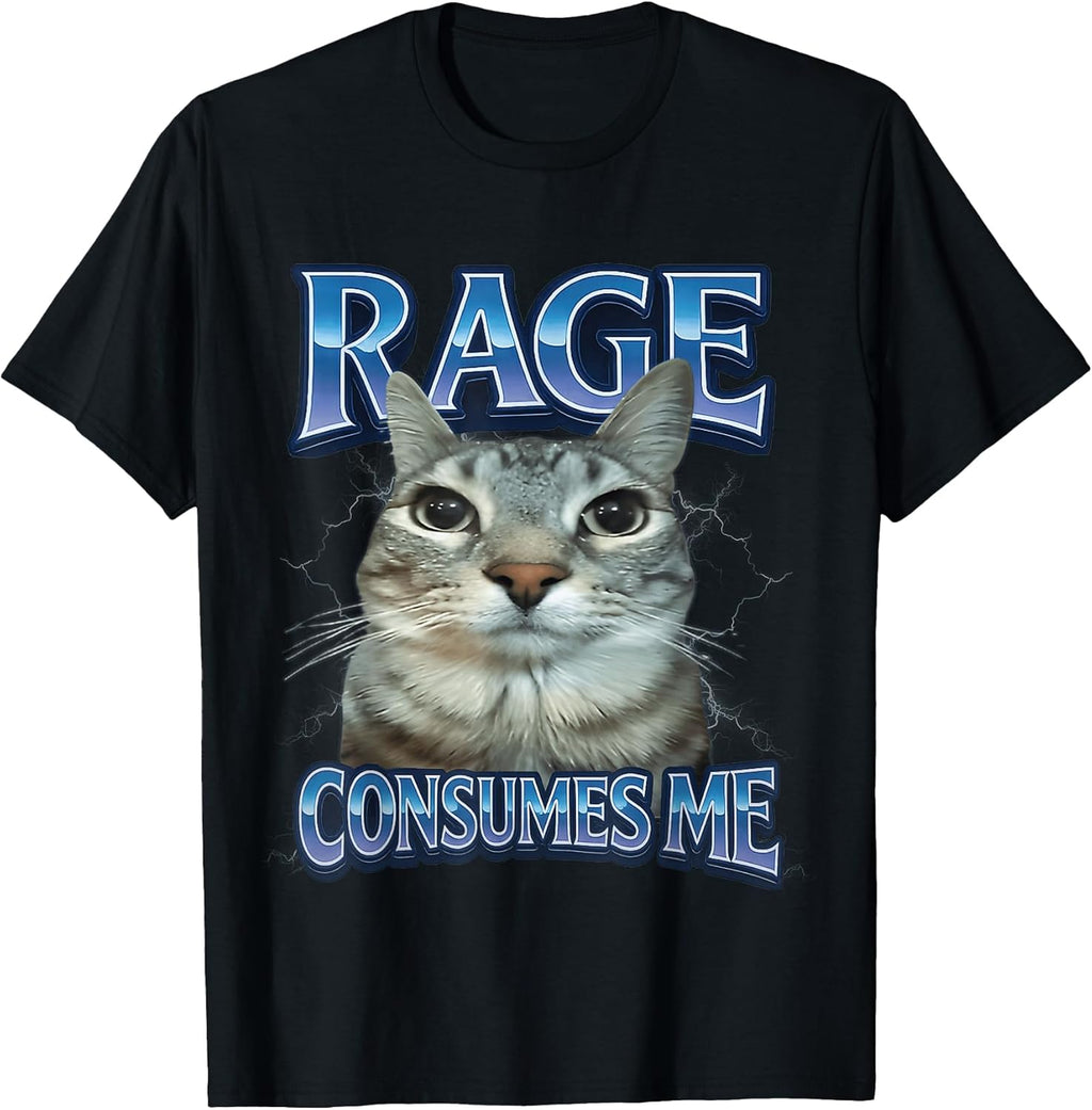 Silly Staring Cat Meme Apparel