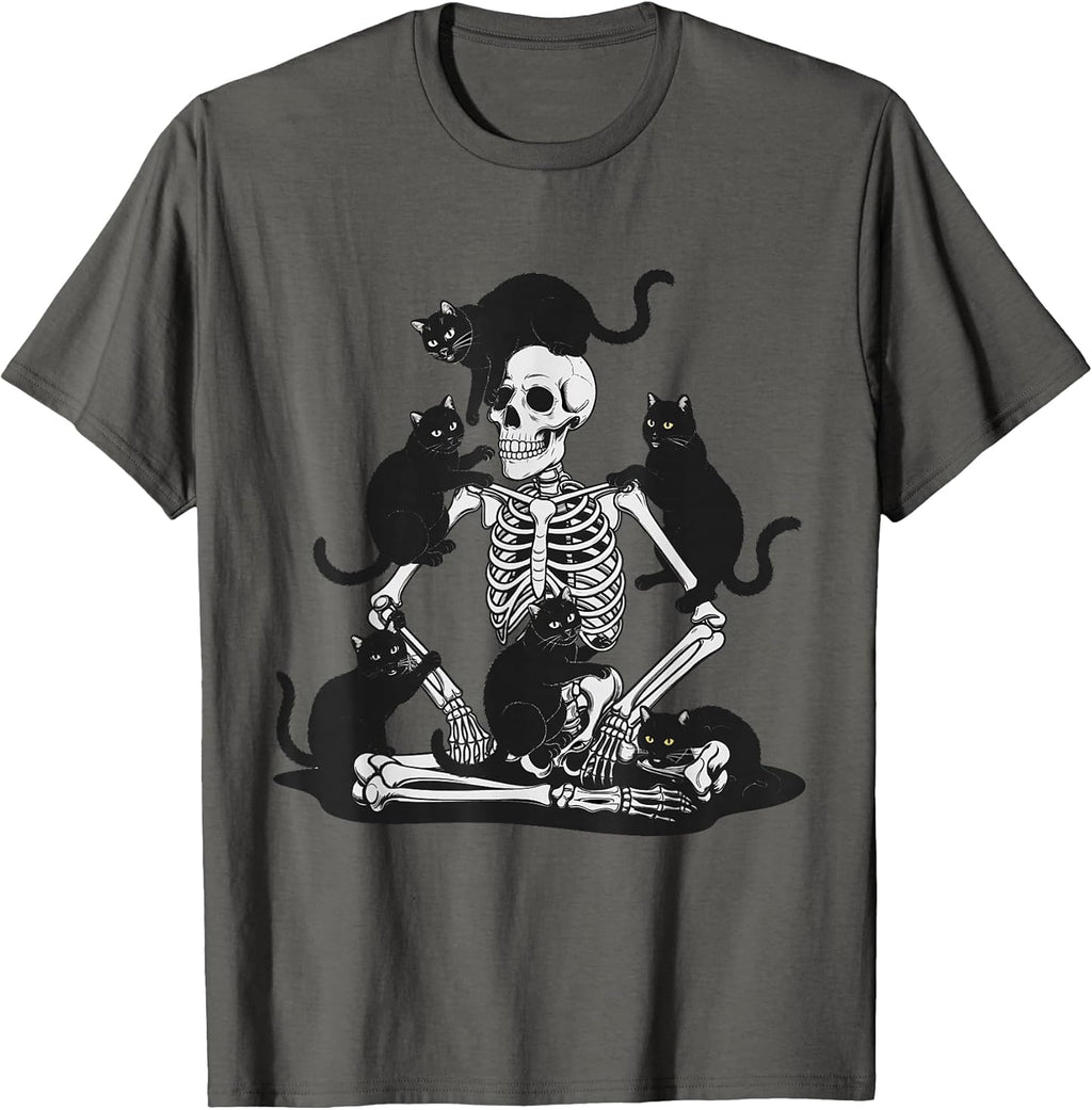 Black Cat Skeleton Shirt & Halloween Gifts Co