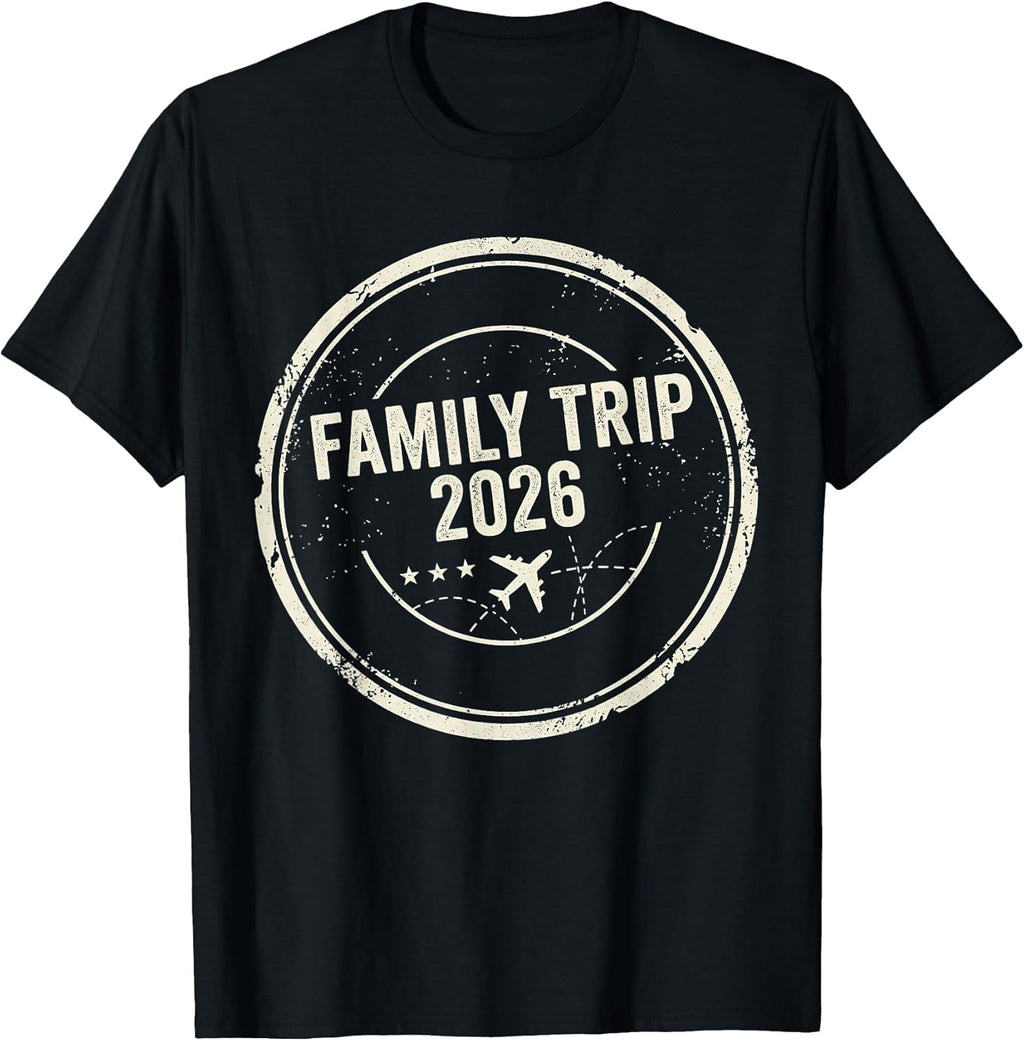 Family Trip 2026 Summer Vacation Tees