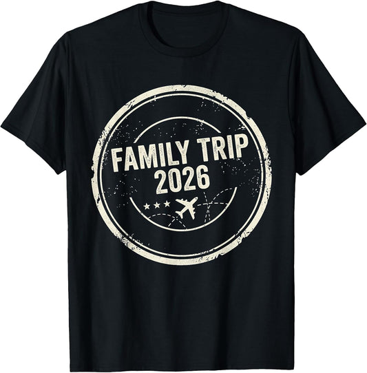 Family Trip 2026 Summer Vacation Tees