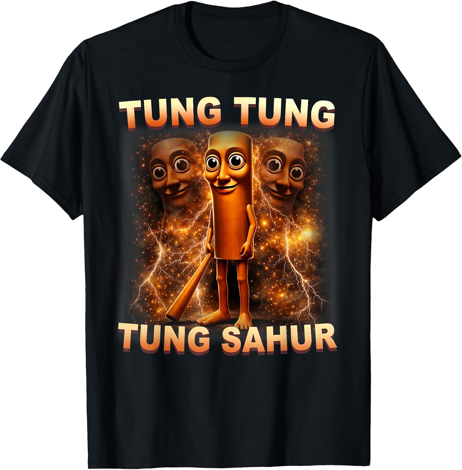 Tung Tung Tung Sahur is Calling Funny Italian Brainrot T-Shirt