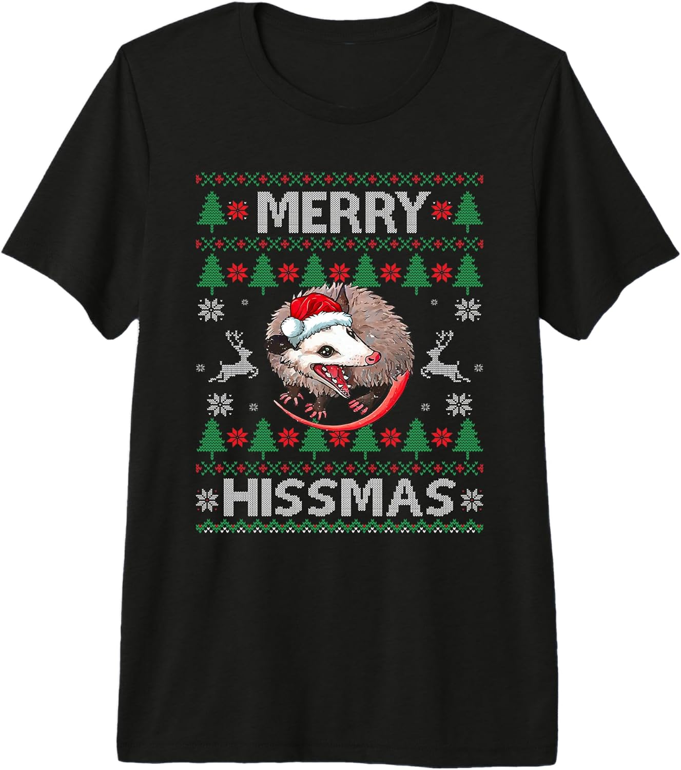 Merry Hissmas Possum Lovers Opossum Xmas Outfit
